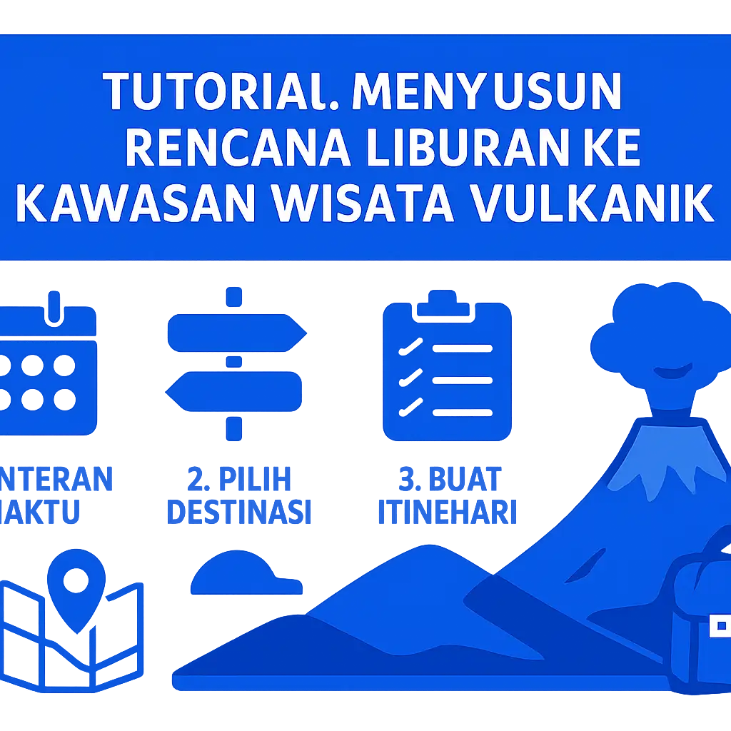 Tutorial Menyusun Rencana Liburan ke Kawasan Wisata Vulkanik